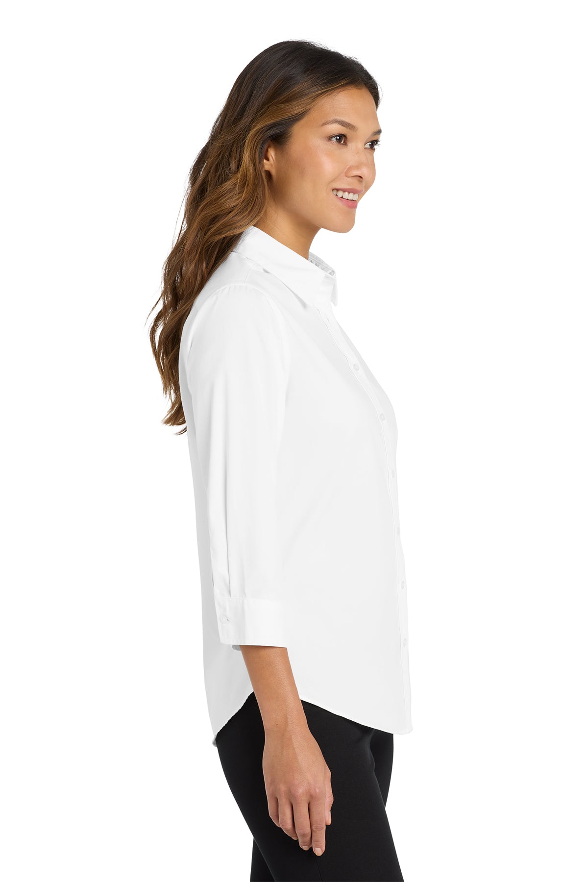 L612 -Port Authority® Women's 3/4-Sleeve Easy Care Shirt - SUPERVISORS ONLY