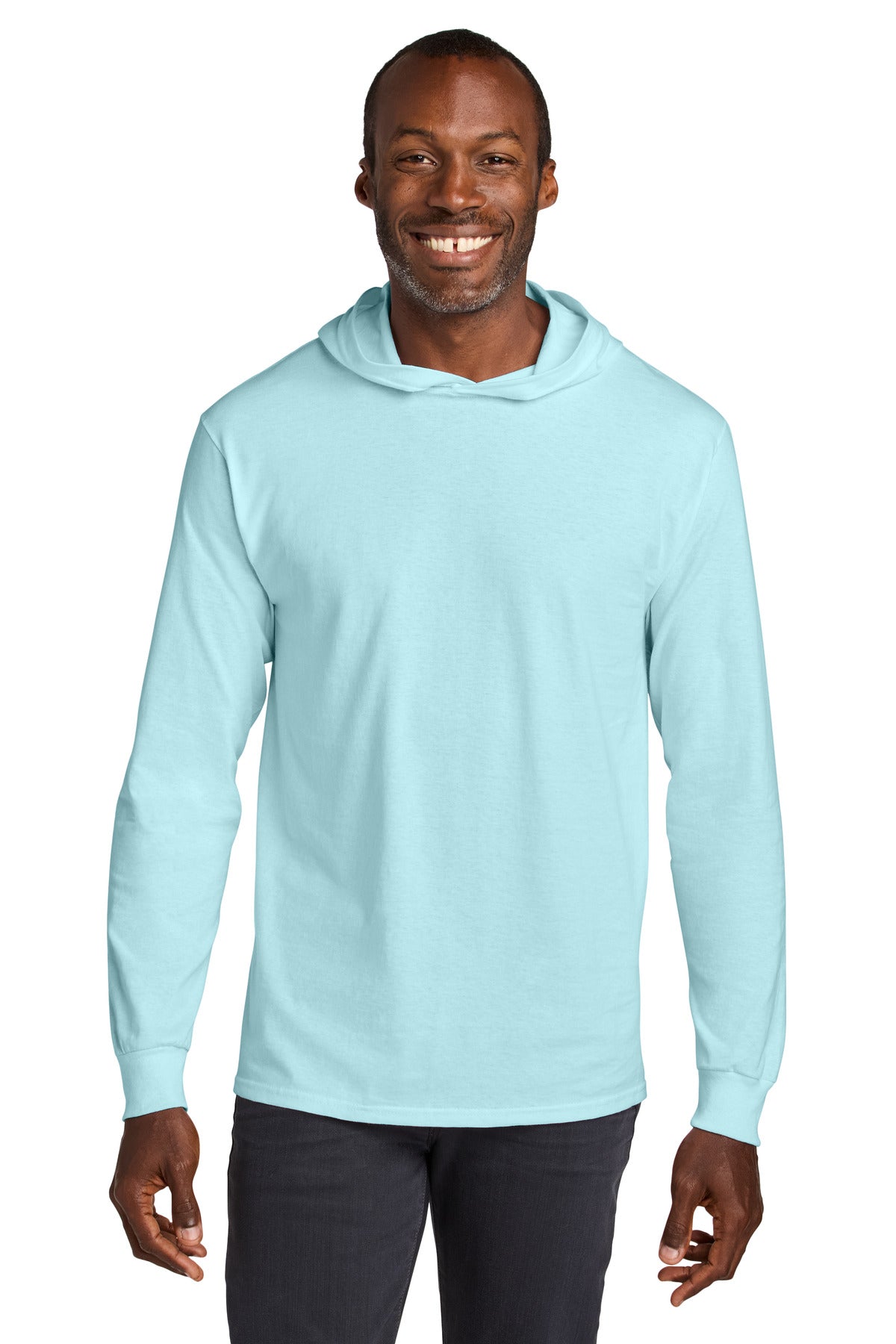 Jerzees Classics ™  Unisex Cotton Long Sleeve Hooded T-Shirt 363LH