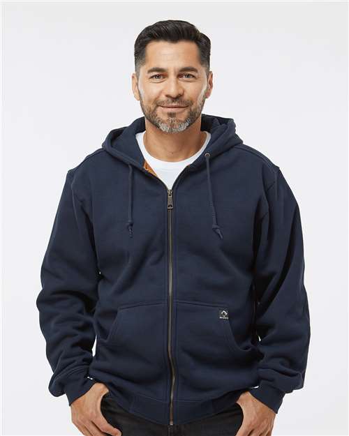 Men's Tall Crossfire Heavyweight Power Fleece Hooded Jacket with Thermal Lining - 7033T