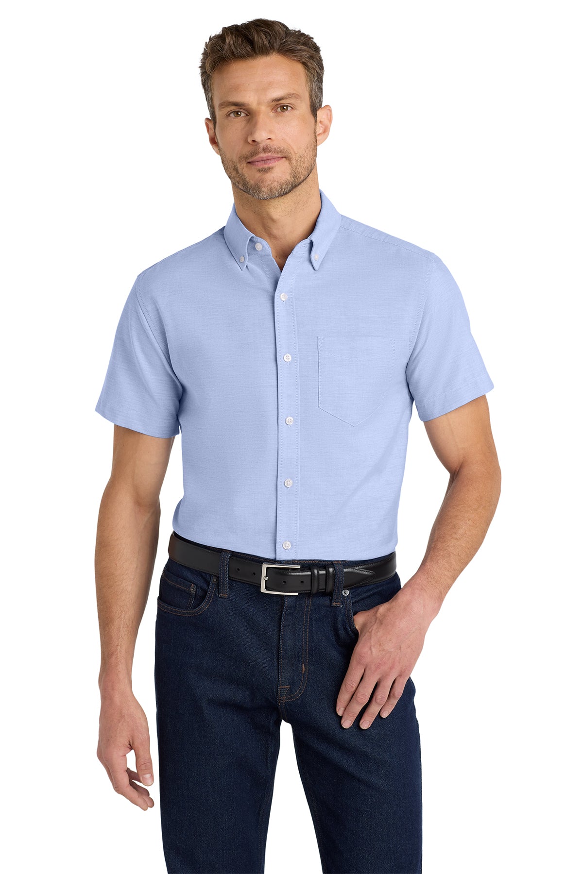 S659 - Port Authority® Short Sleeve SuperPro™ Oxford Shirt - SUPERVISORS ONLY