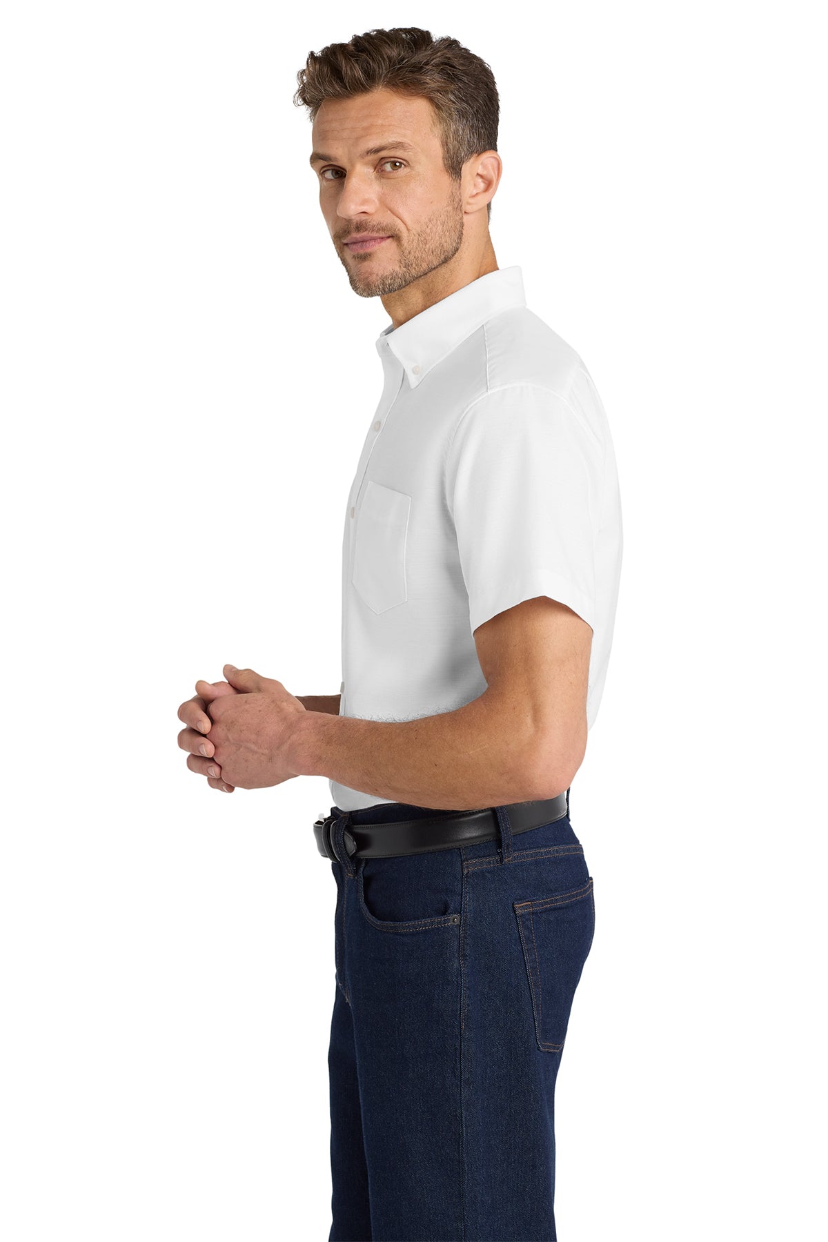 S659 - Port Authority® Short Sleeve SuperPro™ Oxford Shirt - SUPERVISORS ONLY