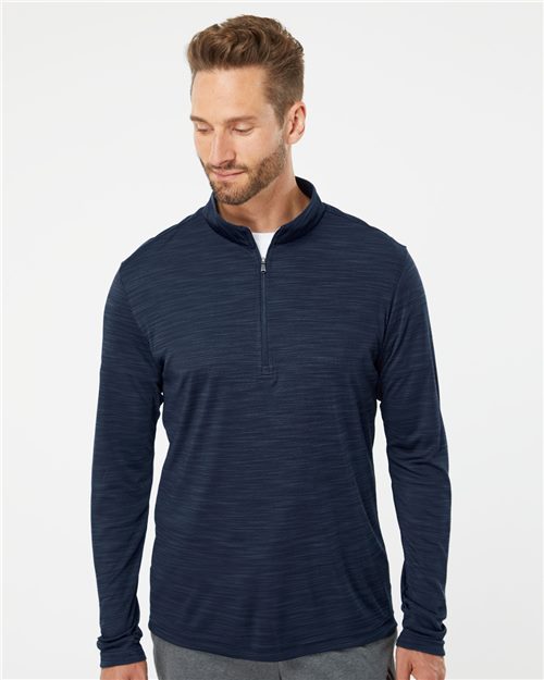 Men's Lightweight Mélange Quarter-Zip Pullover - A475