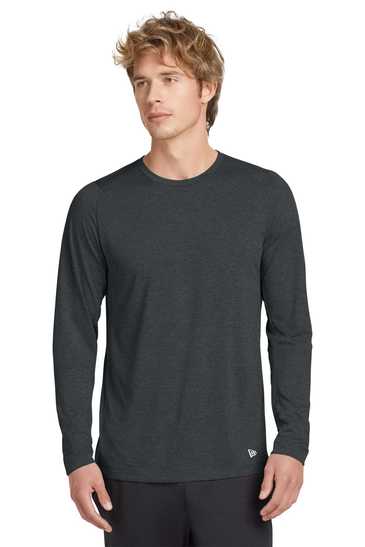 New Era® Series Performance Long Sleeve Crew Tee - NEA201 - TEMP