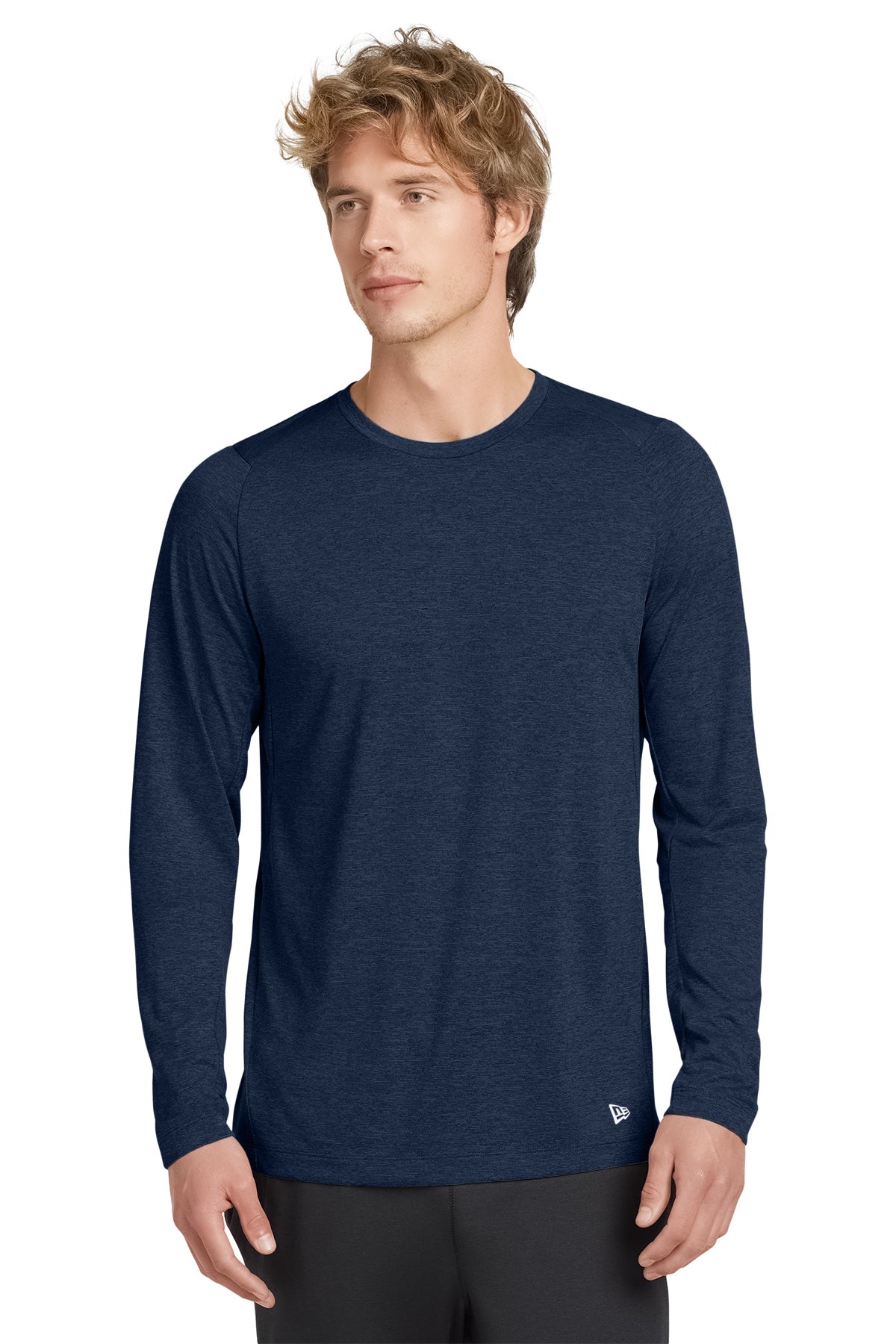 New Era® Series Performance Long Sleeve Crew Tee - NEA201 - TEMP