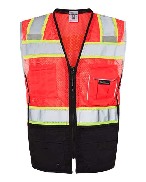 Unisex Premium Black Series® Black Bottom Class 2 Vest - 1515-1516