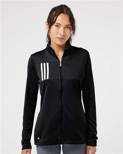 Women's 3-Stripes Double Knit Full-Zip Jacket - A483