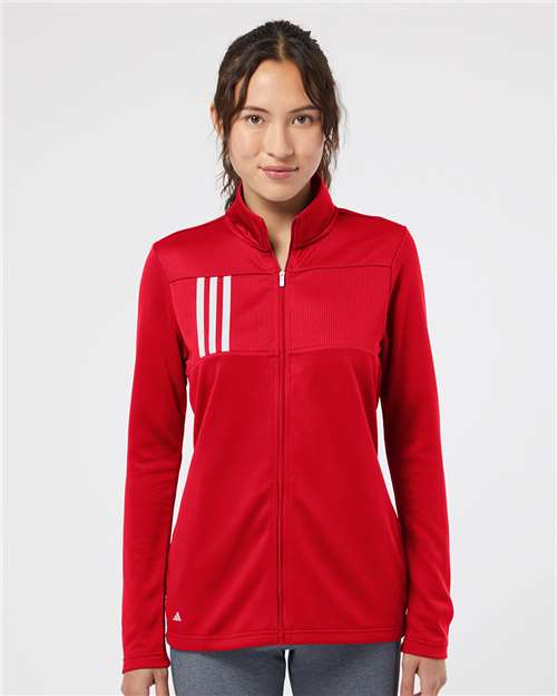 Women's 3-Stripes Double Knit Full-Zip Jacket - A483
