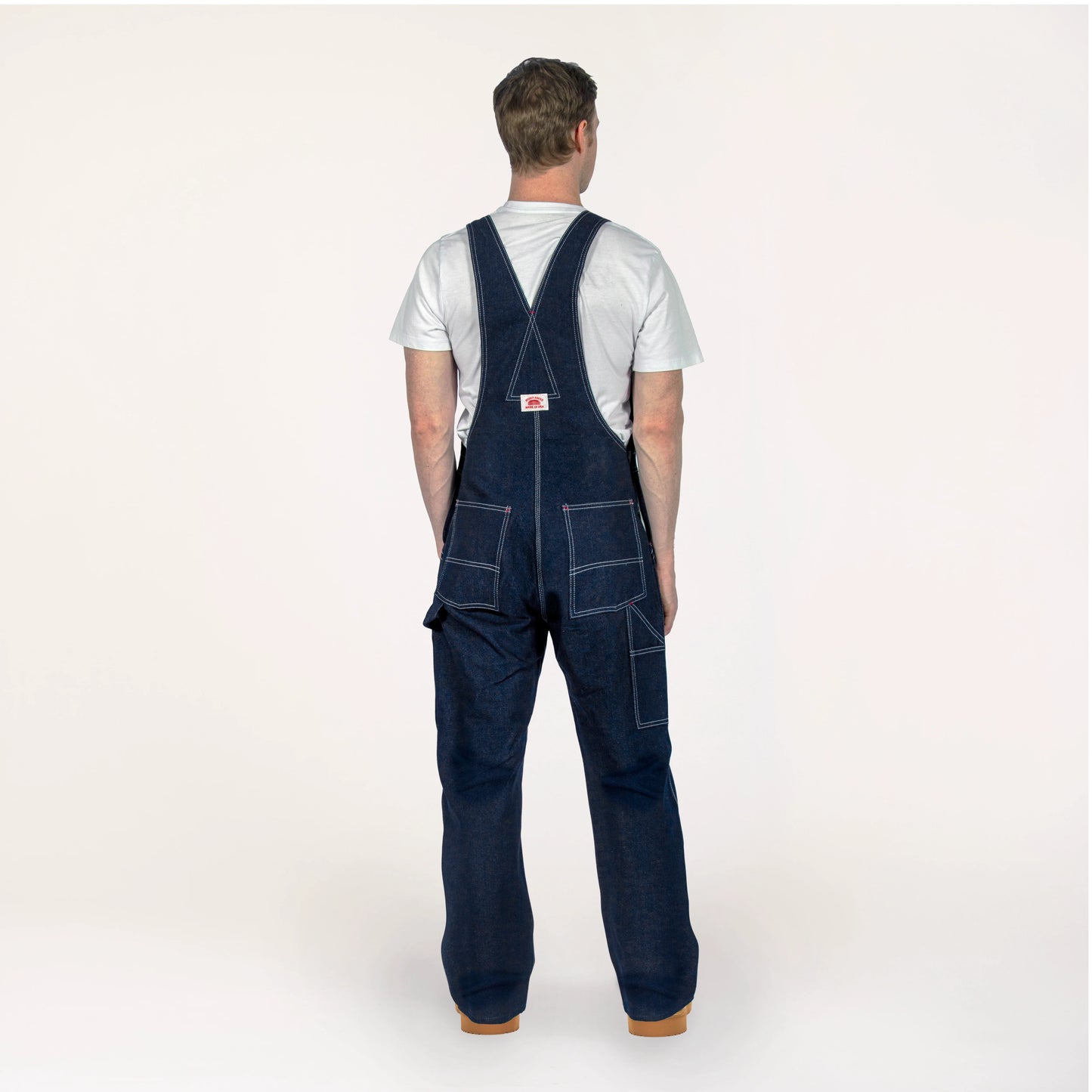 Round House Denim Bib Overall - 966