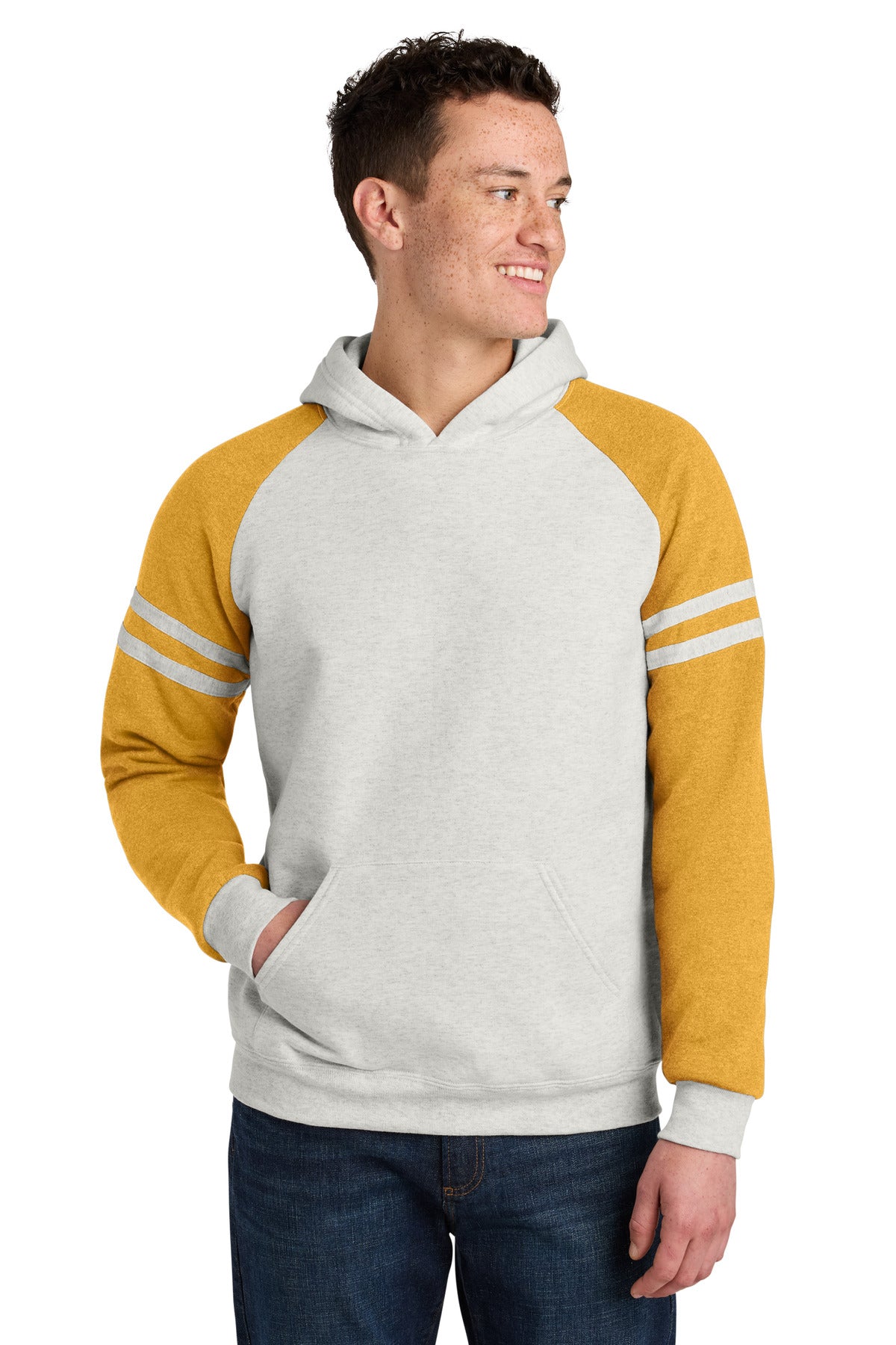 Jerzees ®  Unisex NuBlend ®  Varsity Colorblock Hooded Sweatshirt 97C