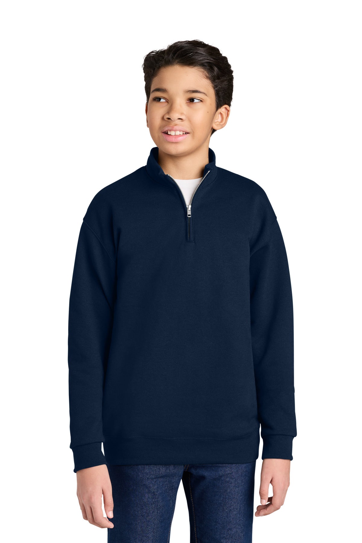 Jerzees ®  Youth NuBlend ®  1/4-Zip Cadet Collar Sweatshirt 995Y