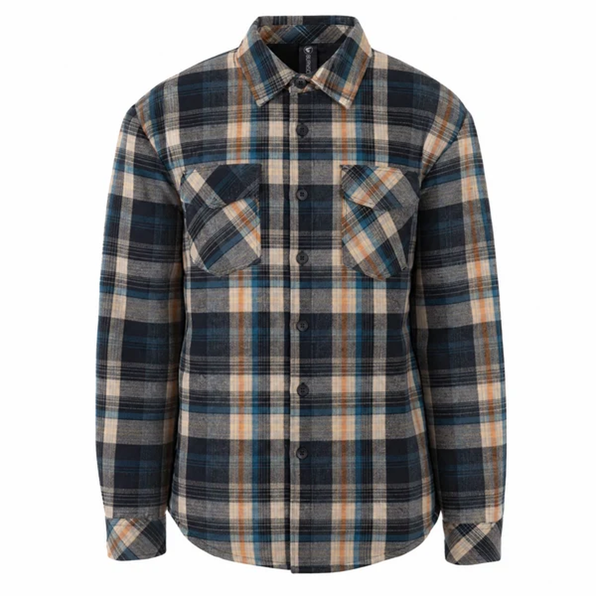 Mens Flannel Jacket with Poly Lining - B8610