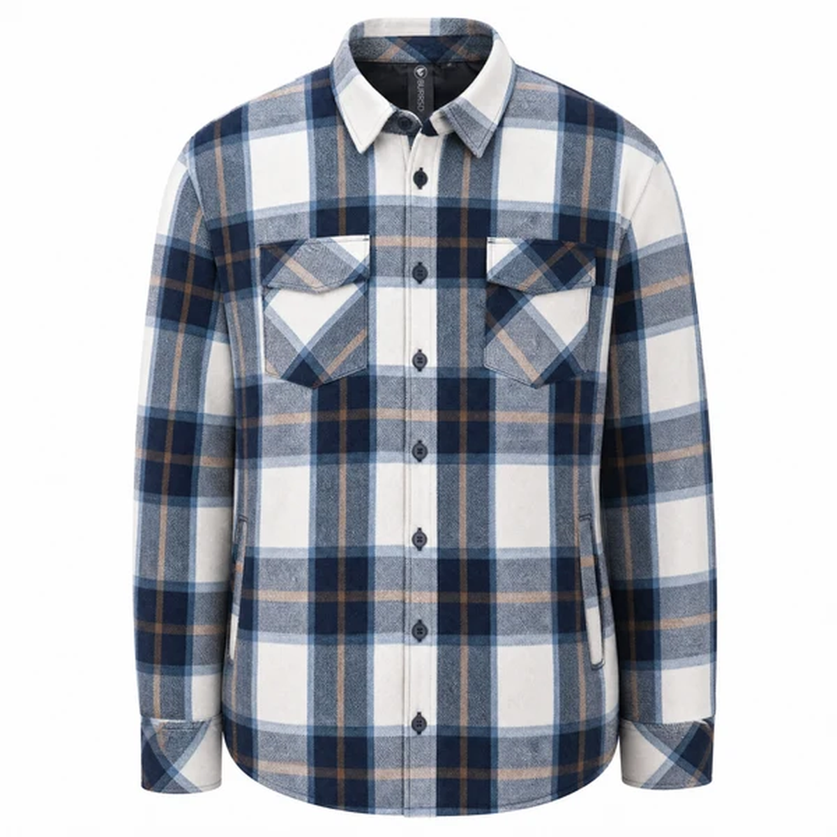 Mens Flannel Jacket with Poly Lining - B8610