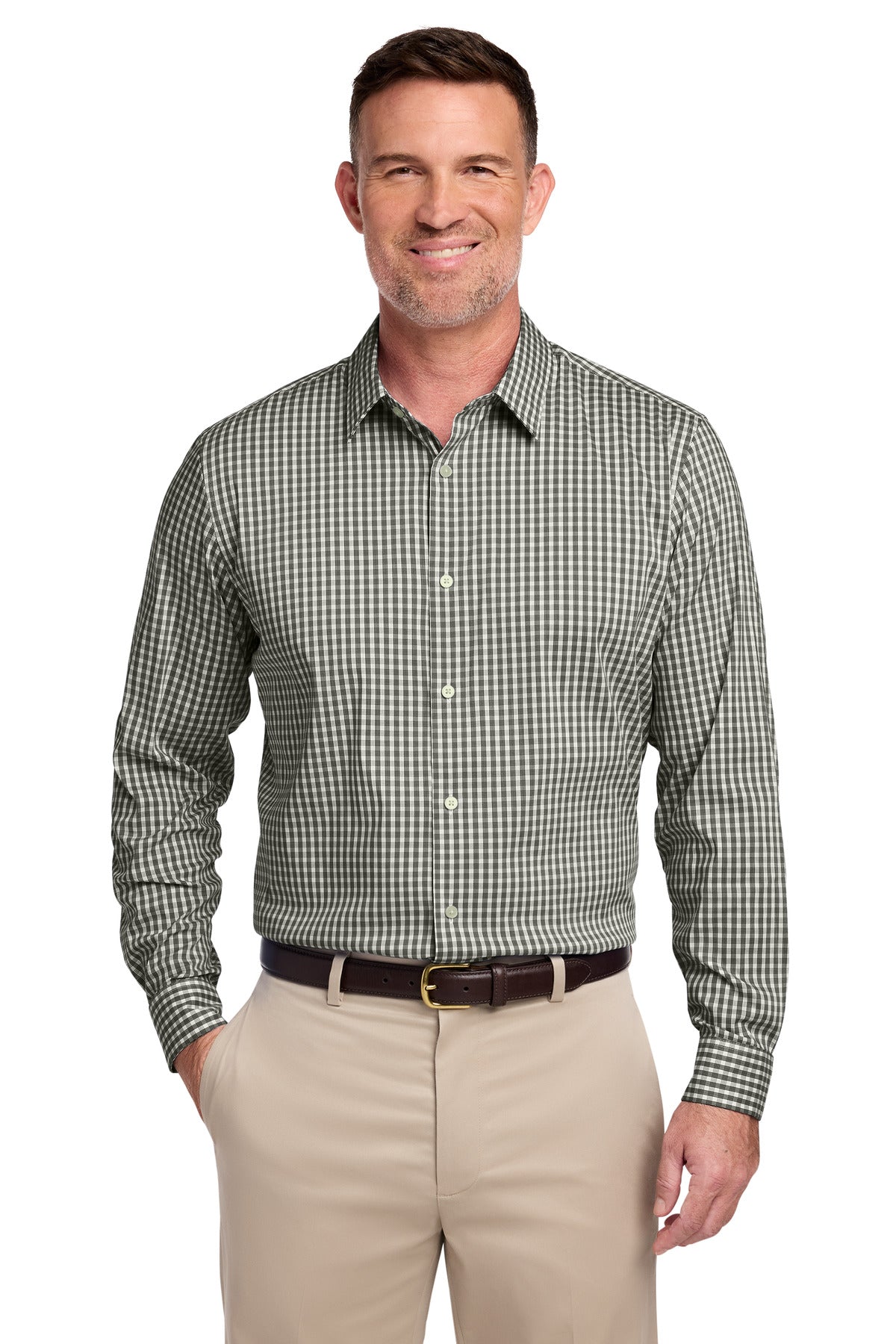 Brooks Brothers ®  Tech Stretch Patterned Shirt BB18006