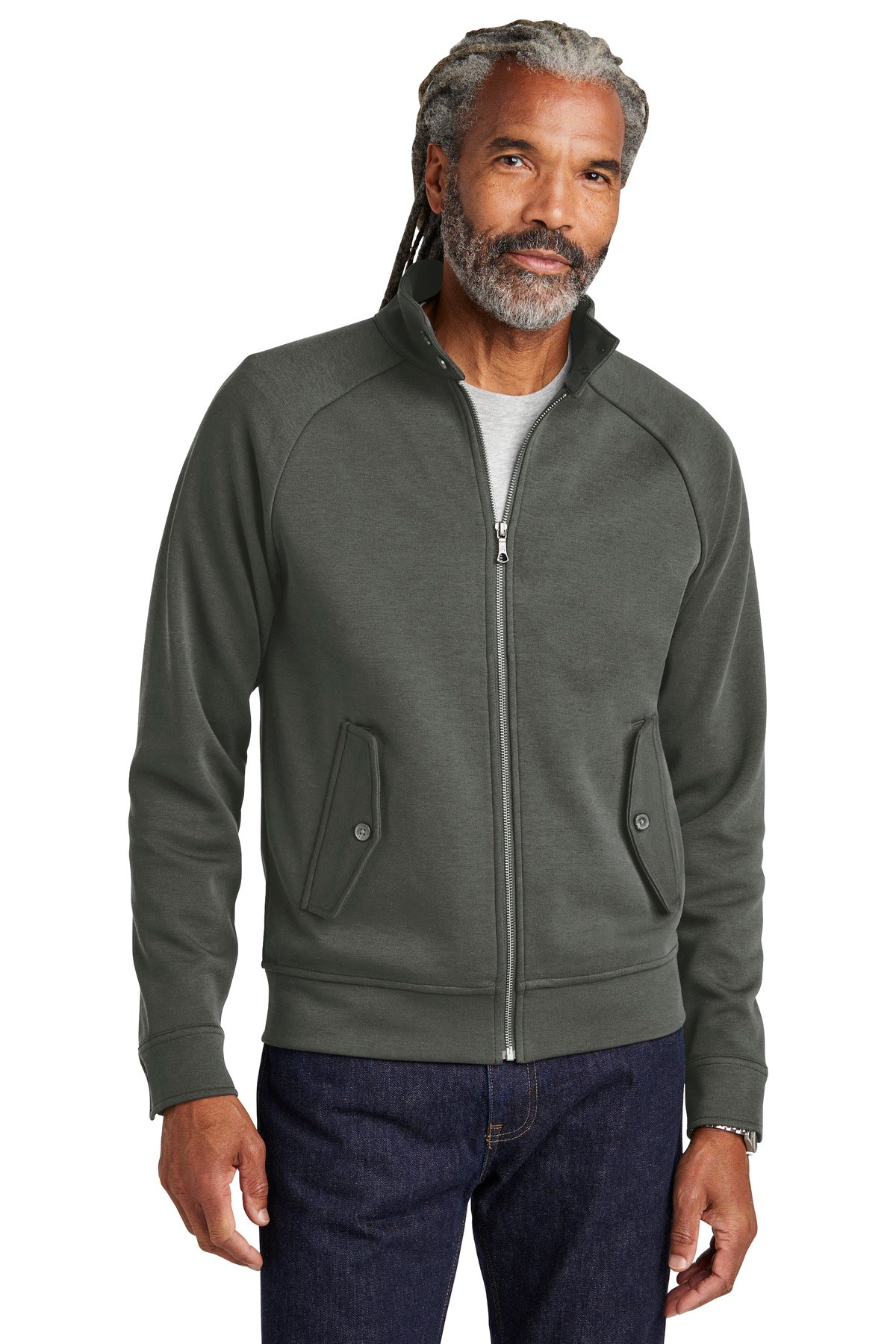 Brooks Brothers ®  Double-Knit Full-Zip BB18210