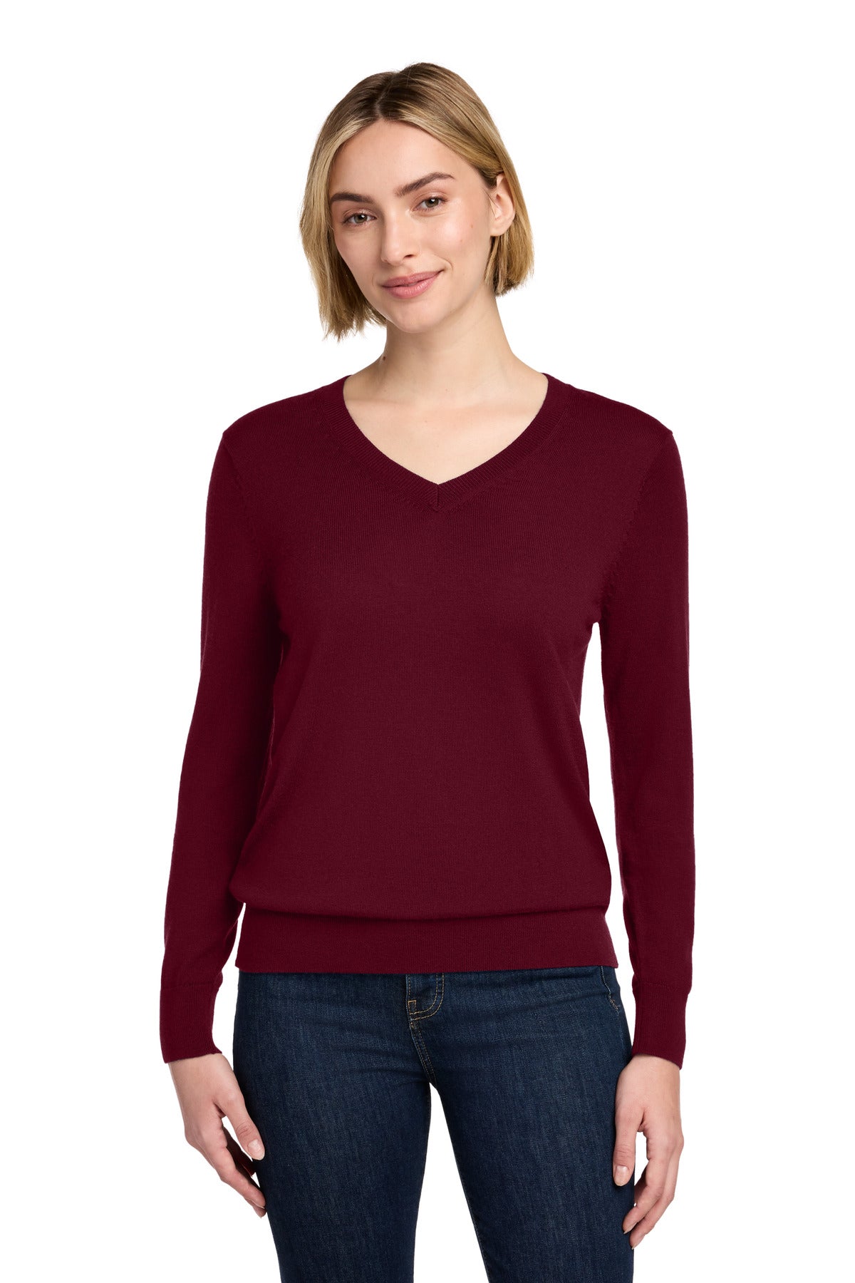 Brooks Brothers ®  Women's Washable Merino V-Neck Sweater BB18411