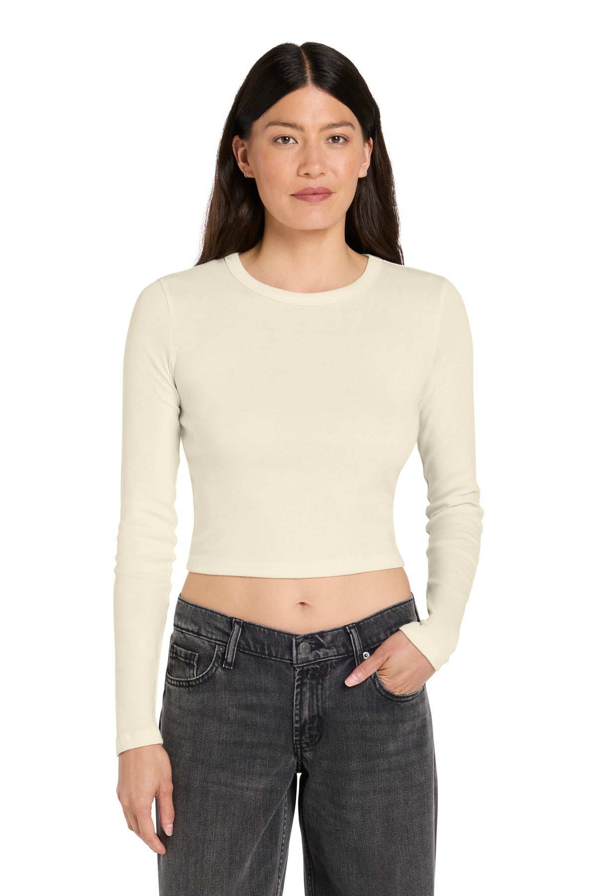 BELLA+CANVAS ®  Women's Micro Rib Long Sleeve Baby Tee BC1501