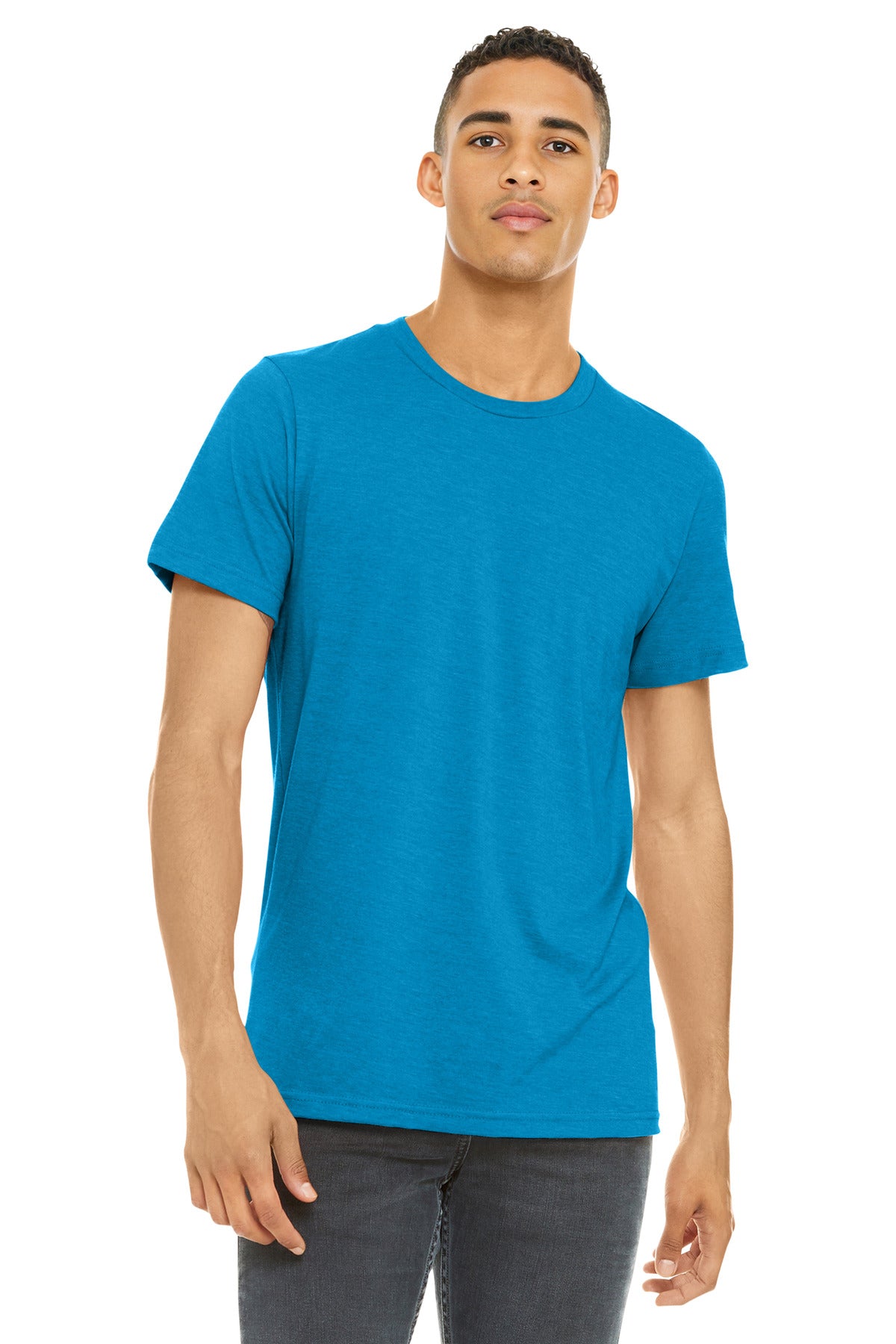 BELLA+CANVAS  ®  Unisex Heather CVC Short Sleeve Tee. BC3001CVC