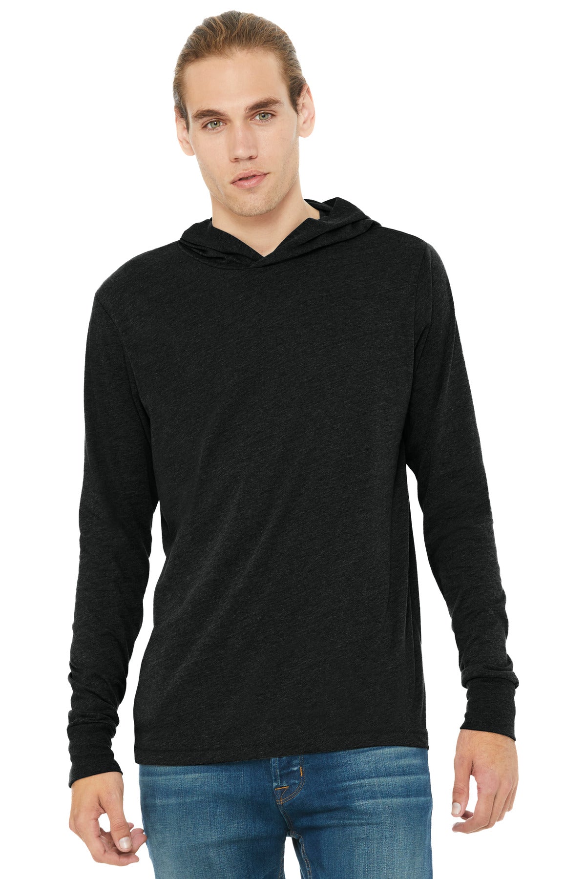 BELLA+CANVAS  ®  Unisex Jersey Long Sleeve Hoodie. BC3512