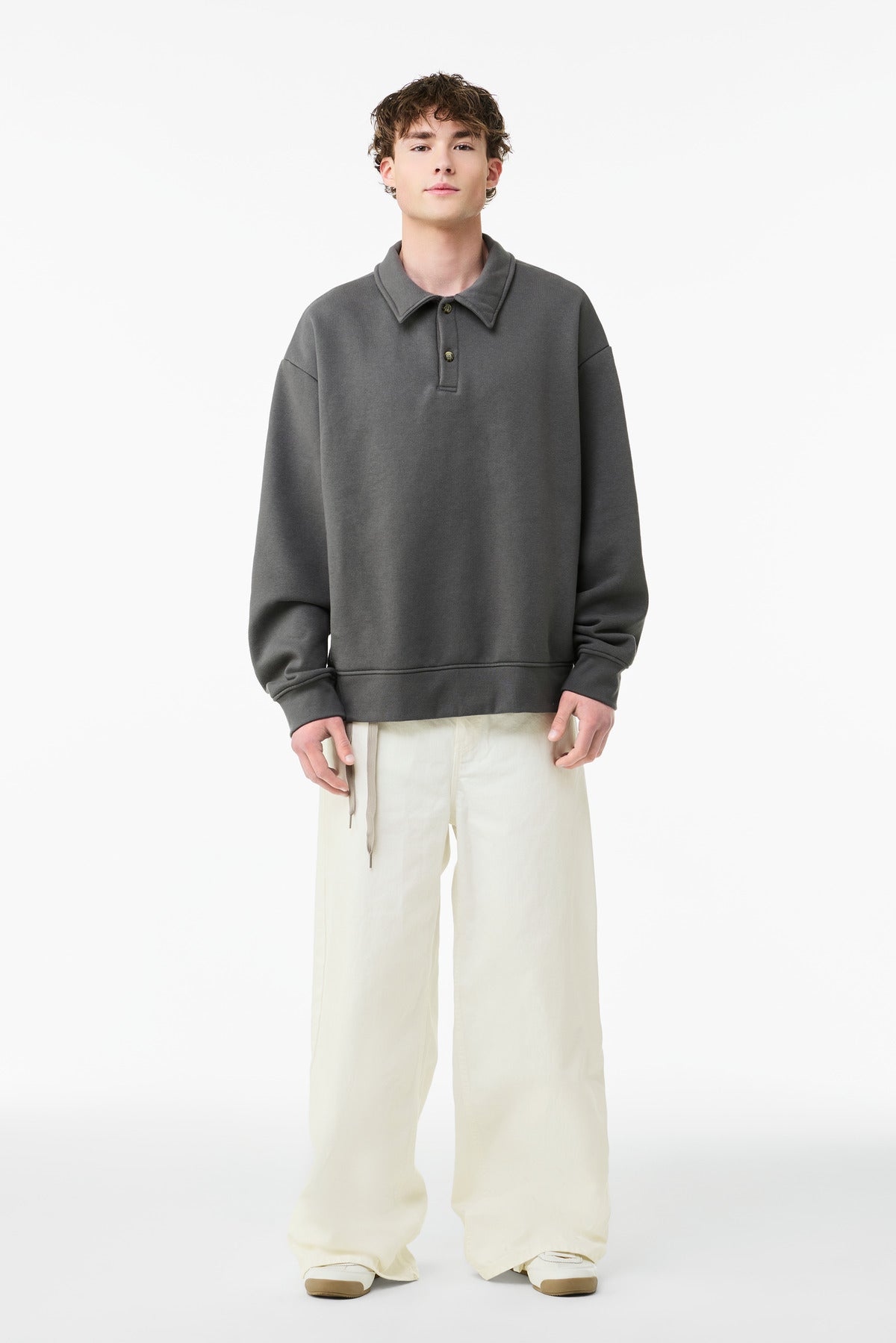 BELLA+CANVAS ®  Unisex 10-Ounce Polo Sweatshirt BC4741