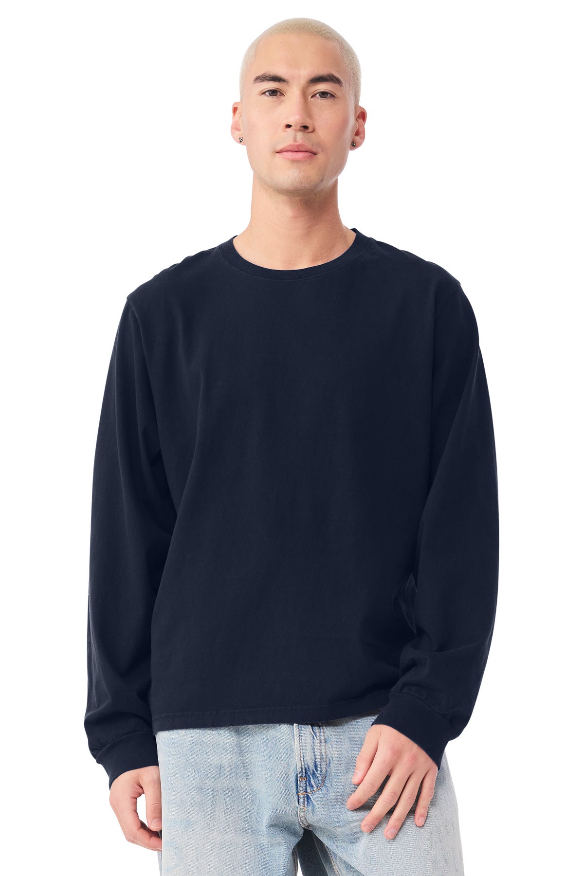 BELLA+CANVAS ®  Unisex Heavyweight Garment-Dyed Long Sleeve Tee BC4851GD