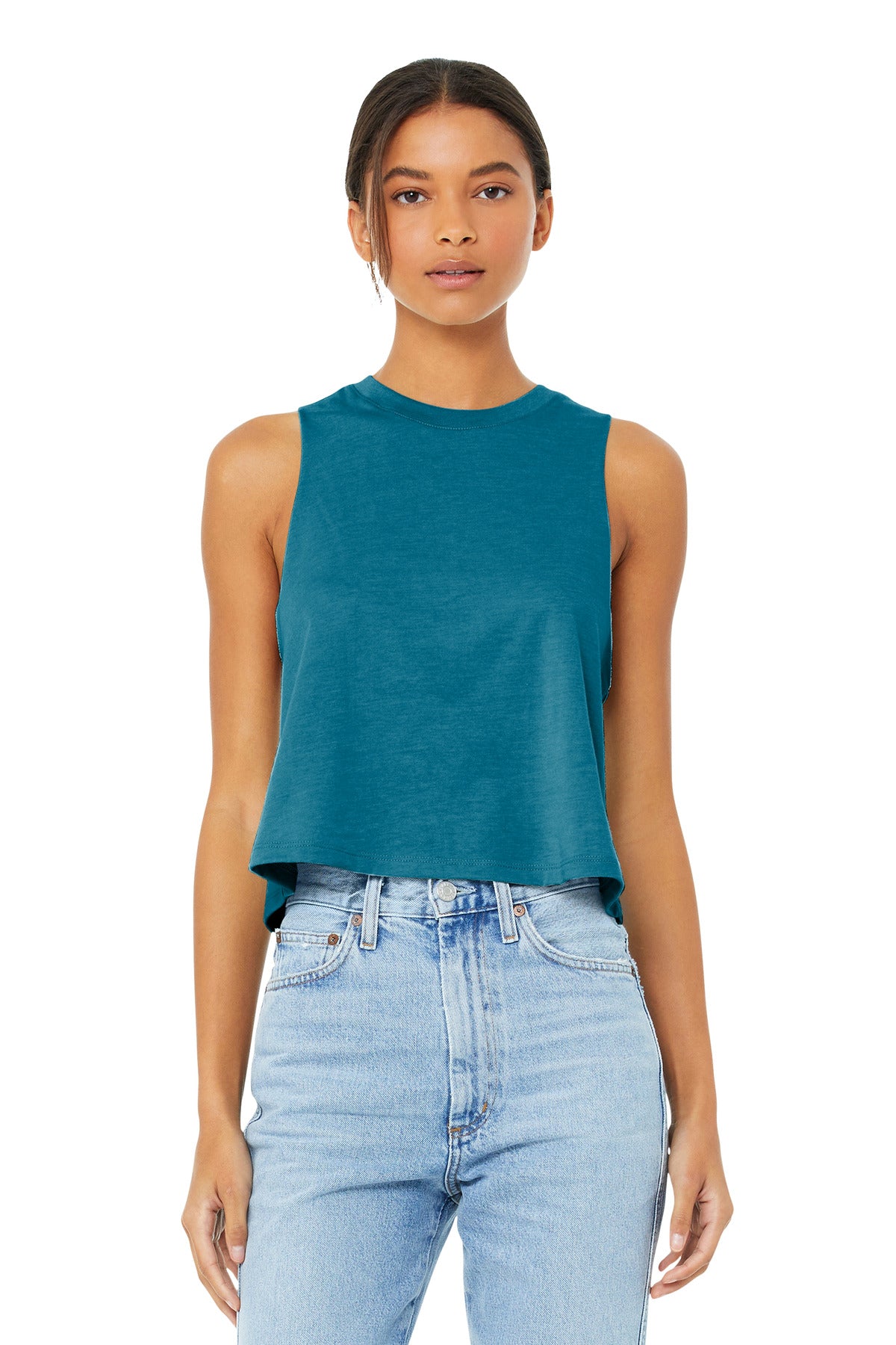 BELLA+CANVAS  ®  Women's Racerback Cropped Tank. BC6682