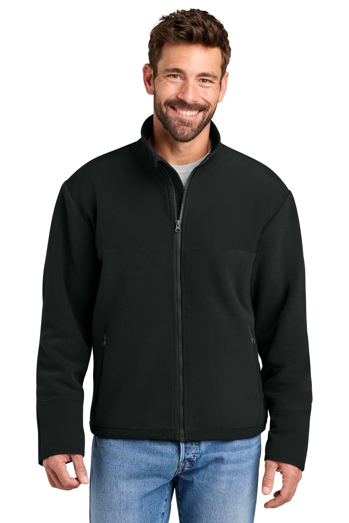 CornerStone ®  Fleece Overlay Jacket CSF750