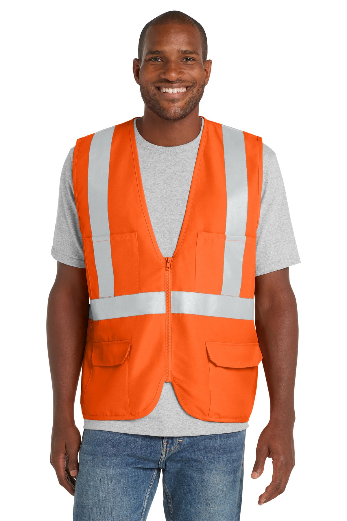 CornerStone ®  - ANSI 107 Class 2 Mesh Back Safety Vest. CSV405