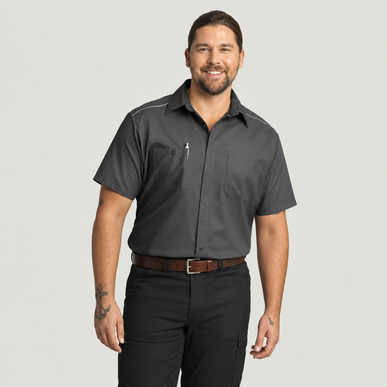 Men's Short Sleeve Pro Airflow Work Shirt  - SP4A
