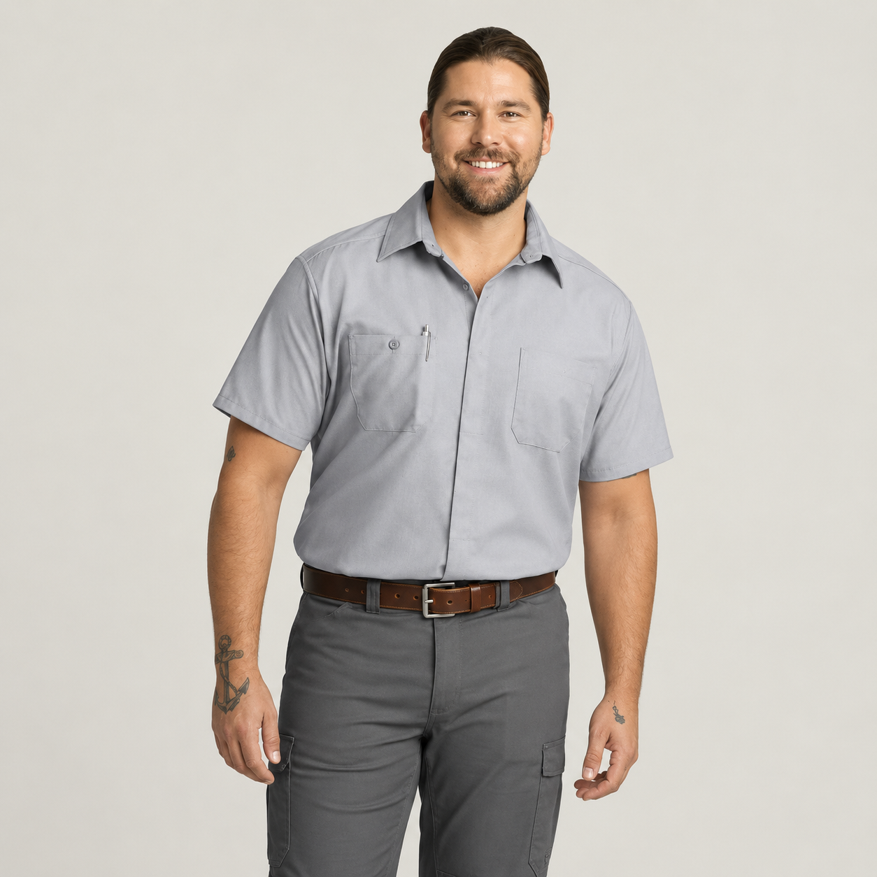Men's Short Sleeve Pro Airflow Work Shirt  - SP4A