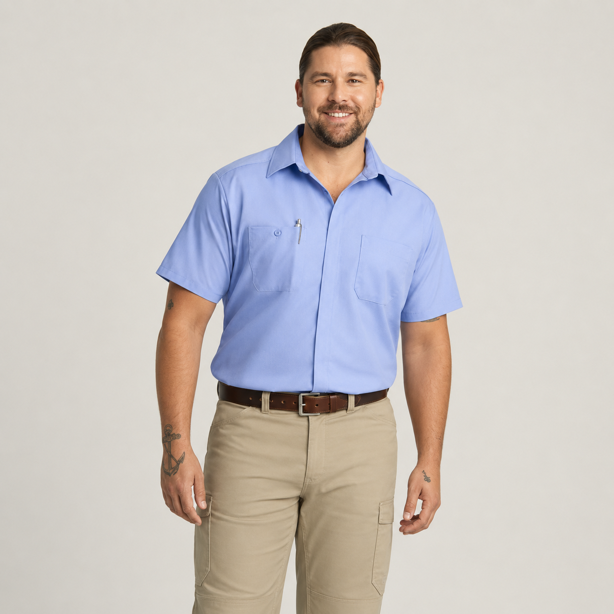 Men's Short Sleeve Pro Airflow Work Shirt  - SP4A