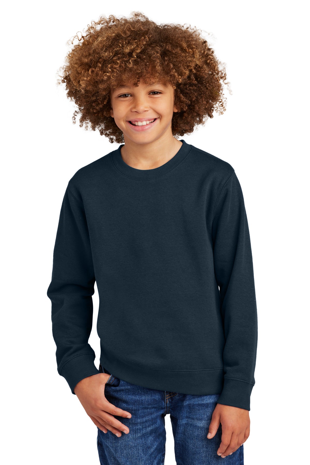 District ®  Youth V.I.T. ™  Fleece Crew DT6104Y