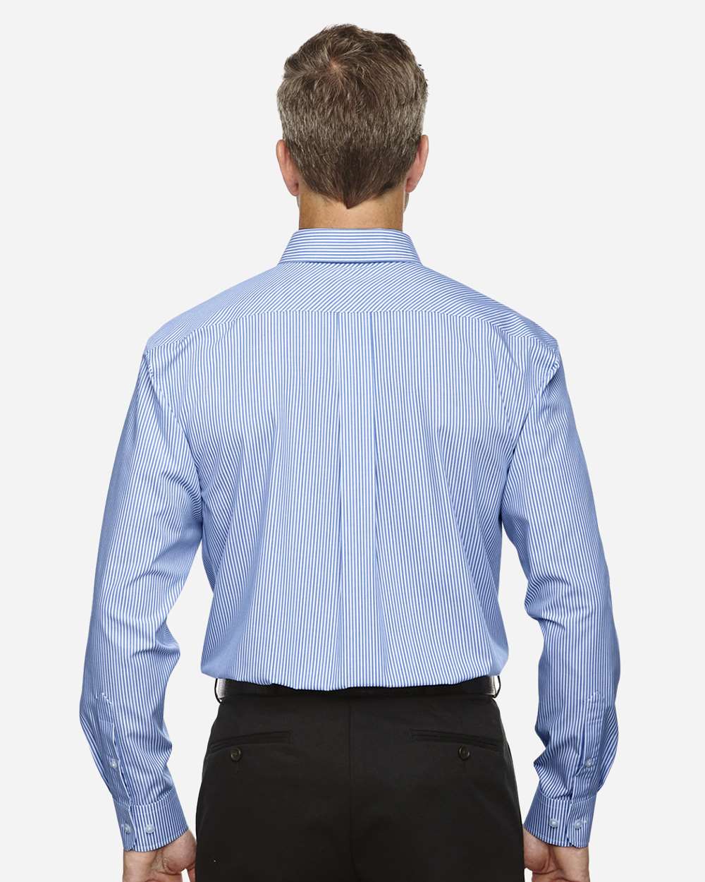D645 - Men's Crown Collection® Banker Stripe Woven Dress Shirt - SUPERVISORS ONLY