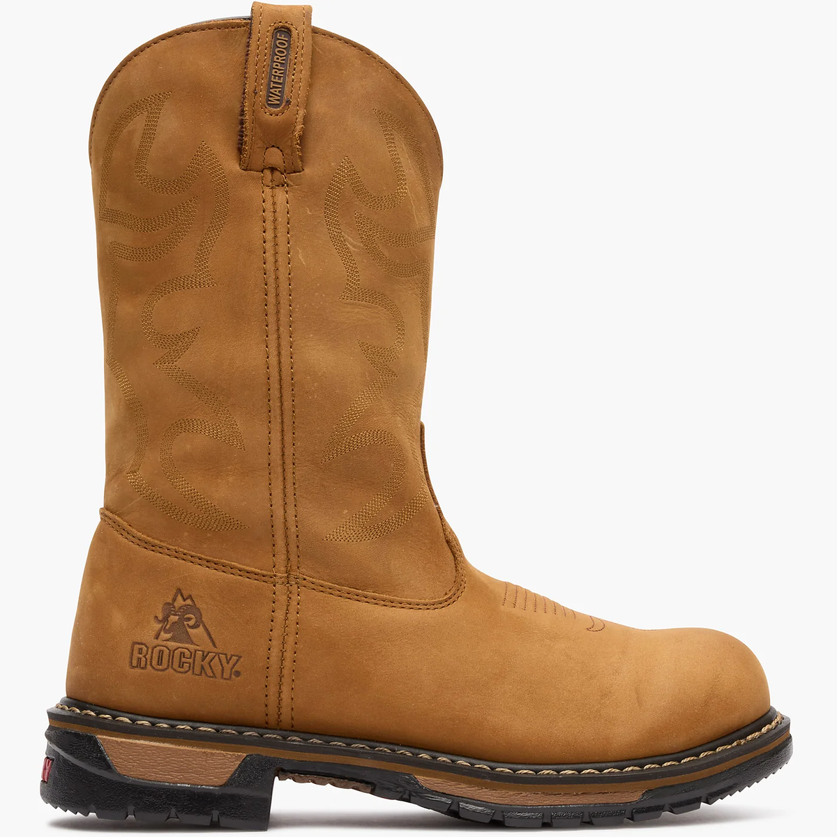 Rocky Original Ride Branson Steel Toe Waterproof Western Boots - FQ0002809