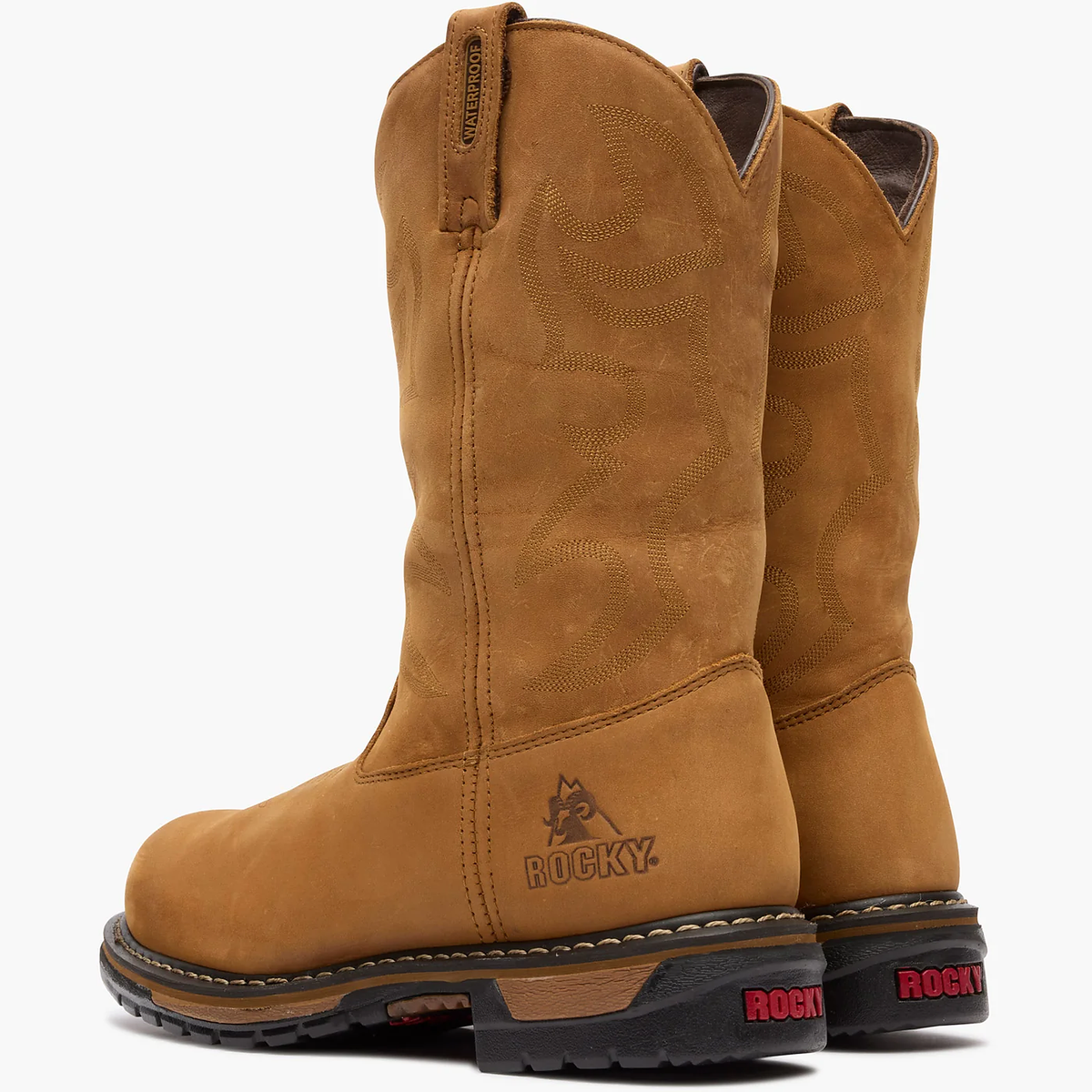 Rocky Original Ride Branson Steel Toe Waterproof Western Boots - FQ0002809