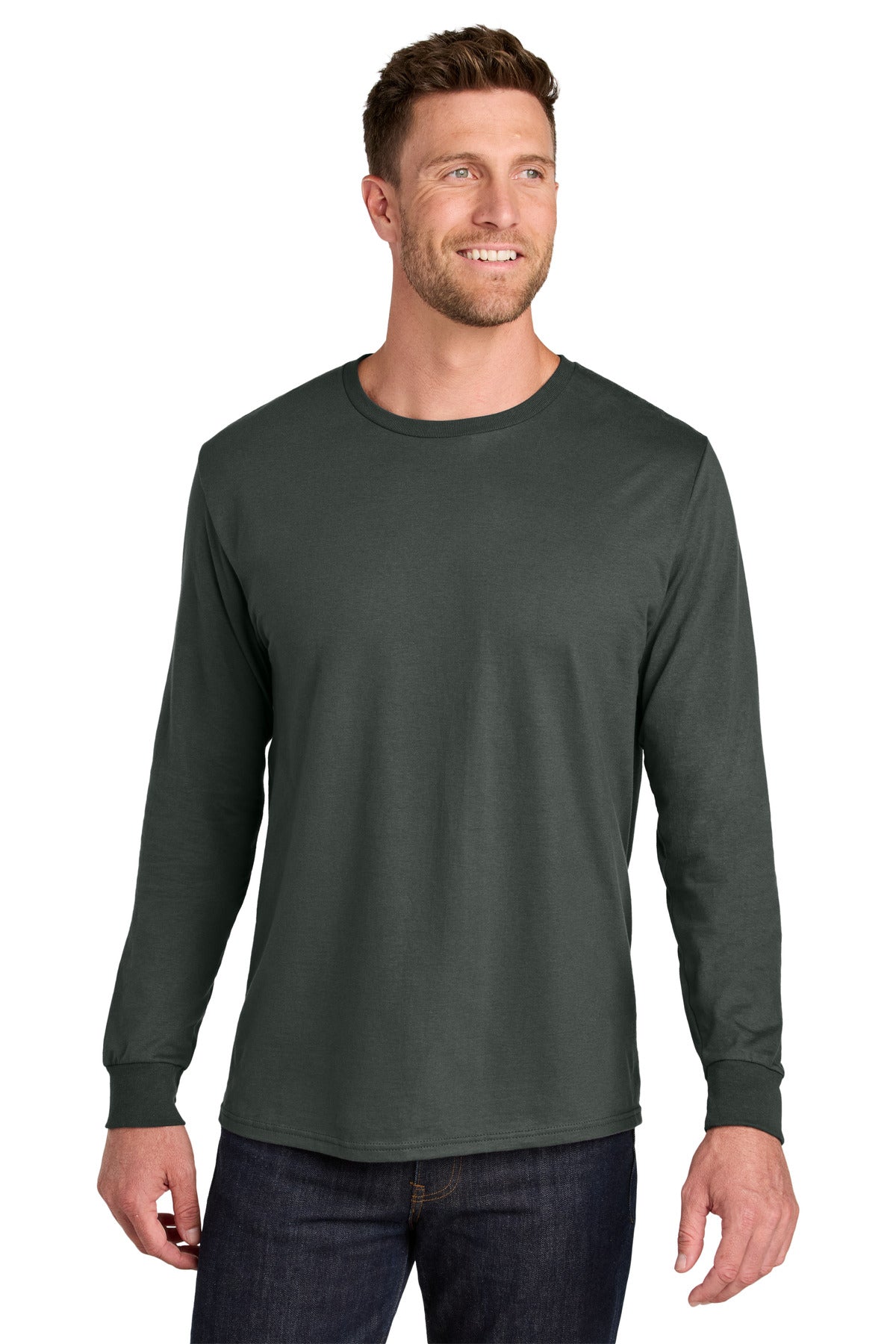 Jerzees Ultimate ™  Unisex Ring Spun Long Sleeve T-Shirt IC46L