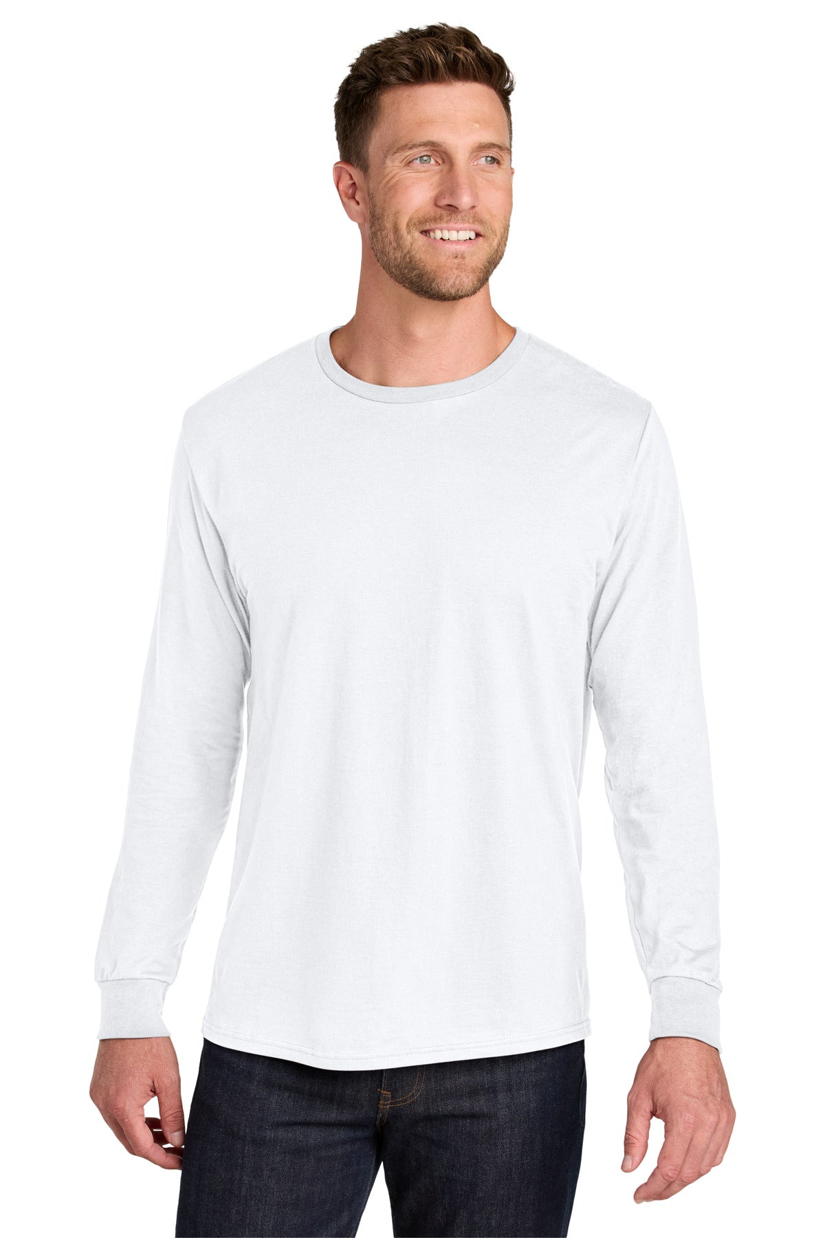 Jerzees Ultimate ™  Unisex Ring Spun Long Sleeve T-Shirt IC46L
