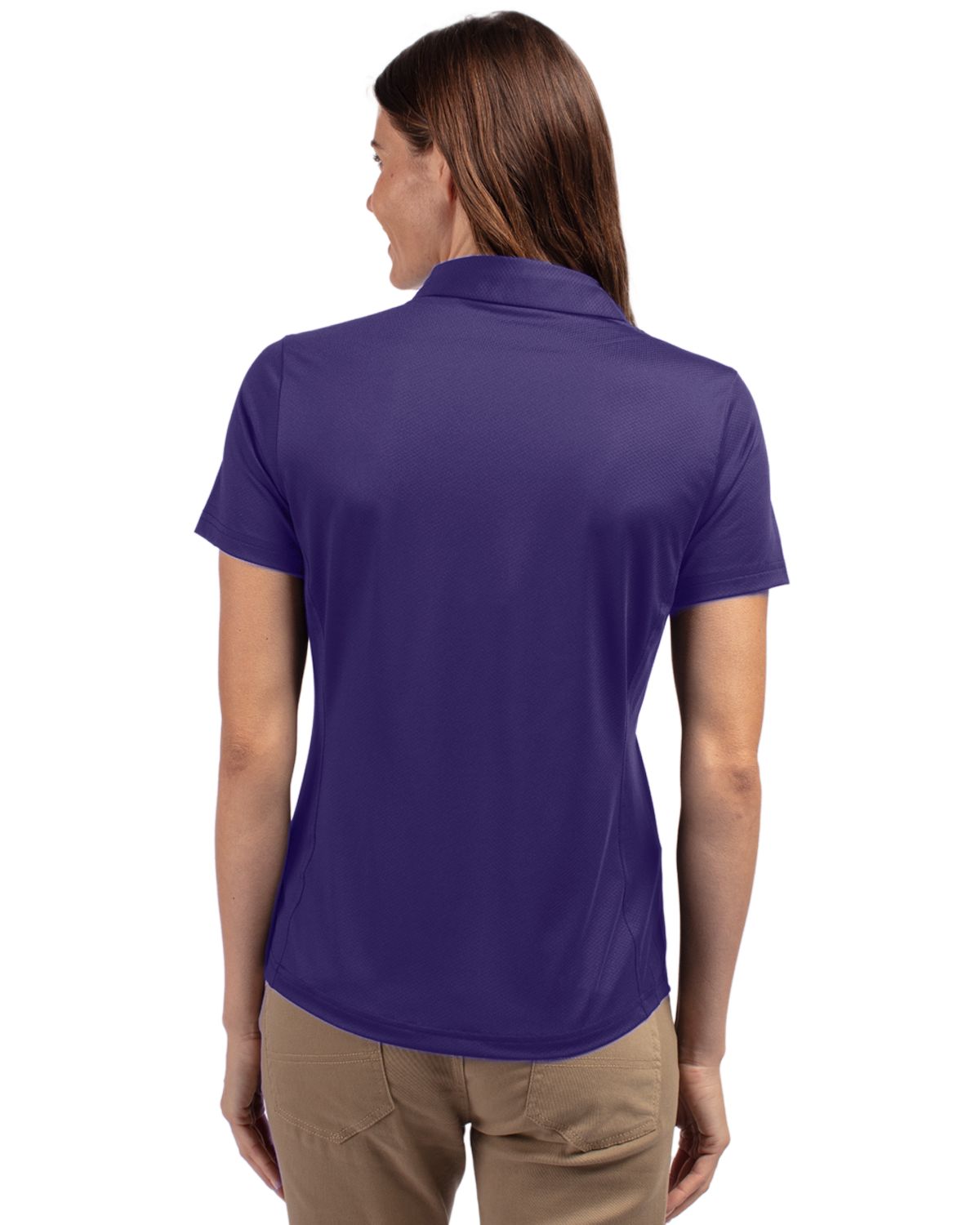 LCK00111 - Cutter & Buck Prospect Recycled Featherlight Stretch Womens Polo - PARA TRANSIT ONLY