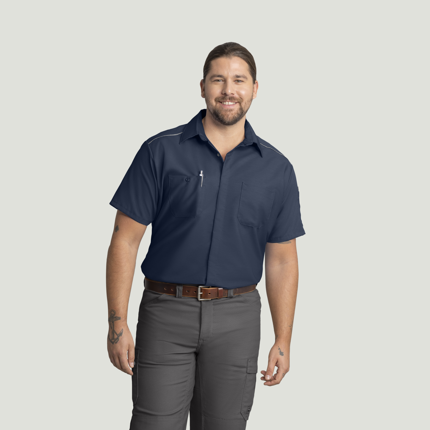 Men's Short Sleeve Pro Airflow Work Shirt  - SP4A