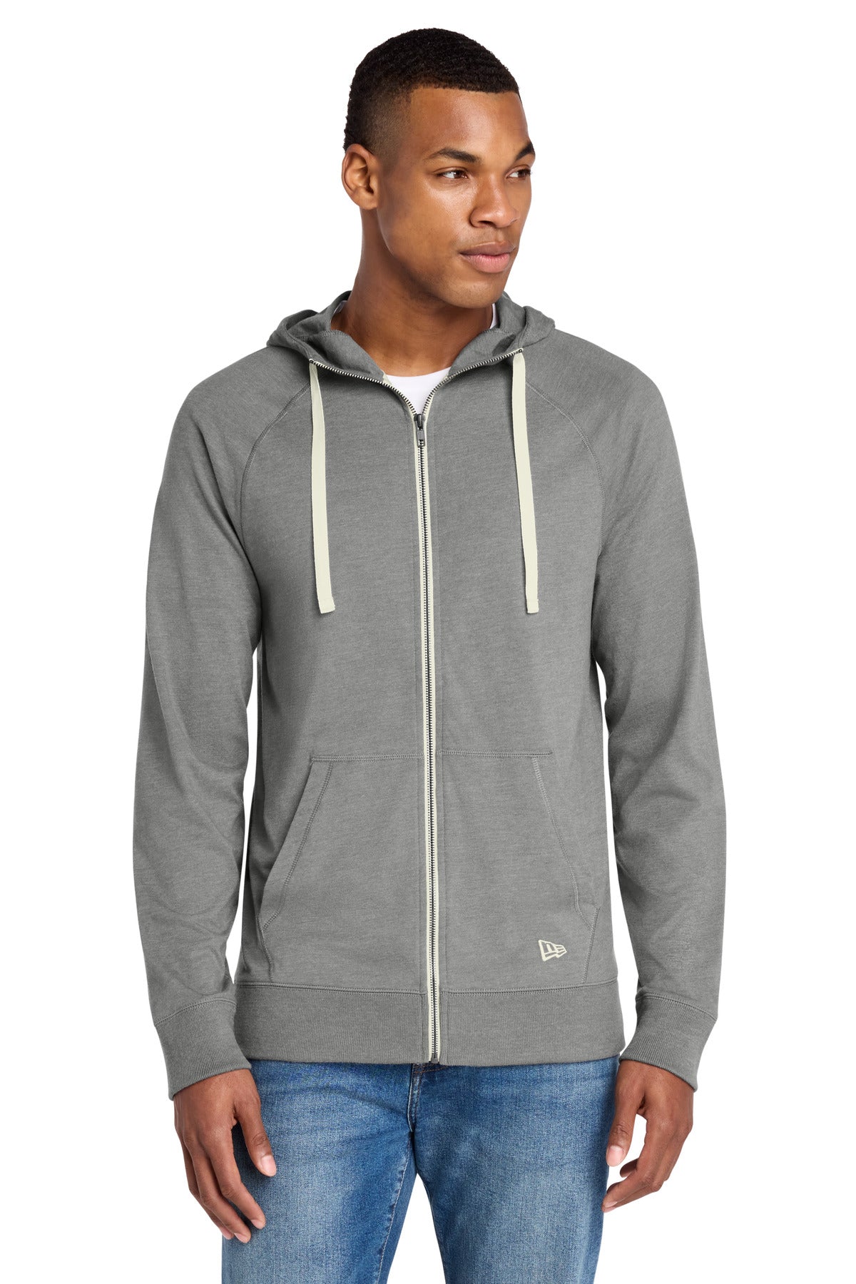 New Era  ®  Sueded Cotton Blend Full-Zip Hoodie. NEA122