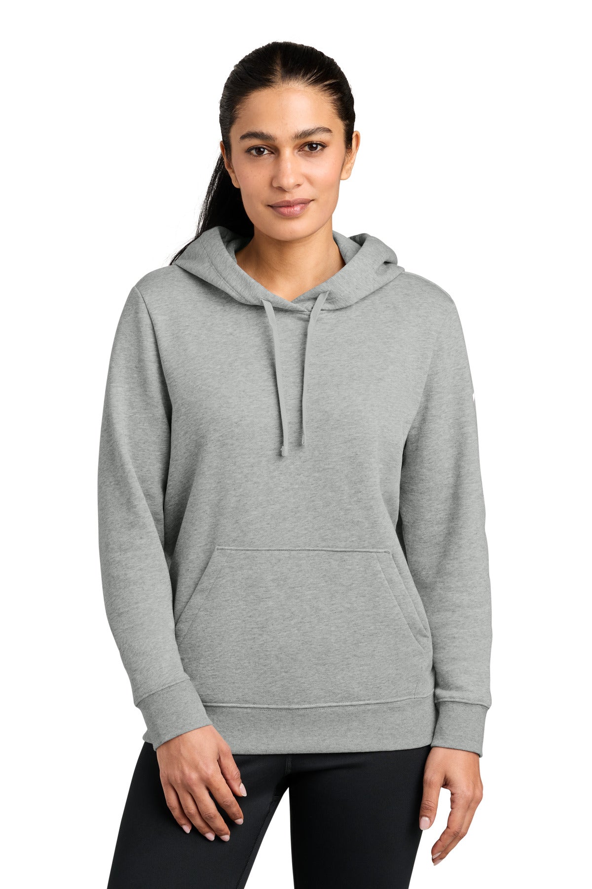 Nike Women's Club Fleece Sleeve Swoosh Pullover Hoodie NKFD9889
