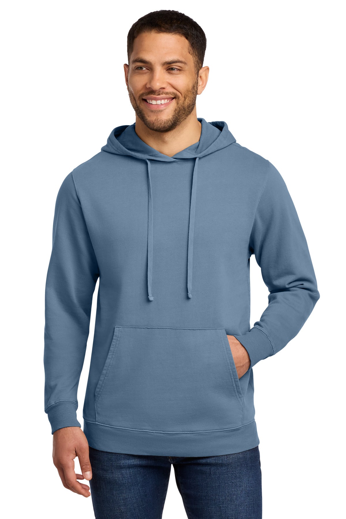 Port & Co ®  Beach Wash ®  Garment-Dyed Pullover Hooded Sweatshirt. PC098H