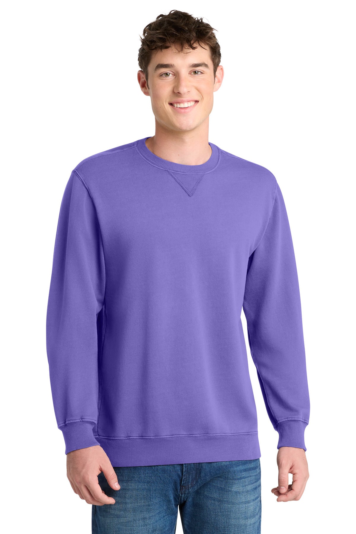 Port & Co ®  Beach Wash ®  Garment-Dyed Crewneck Sweatshirt PC098