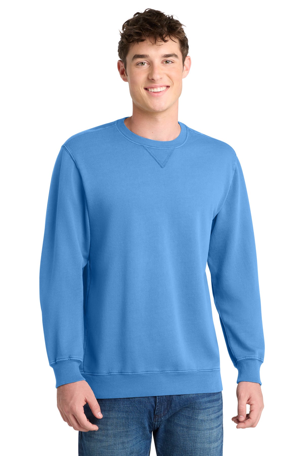Port & Co ®  Beach Wash ®  Garment-Dyed Crewneck Sweatshirt PC098