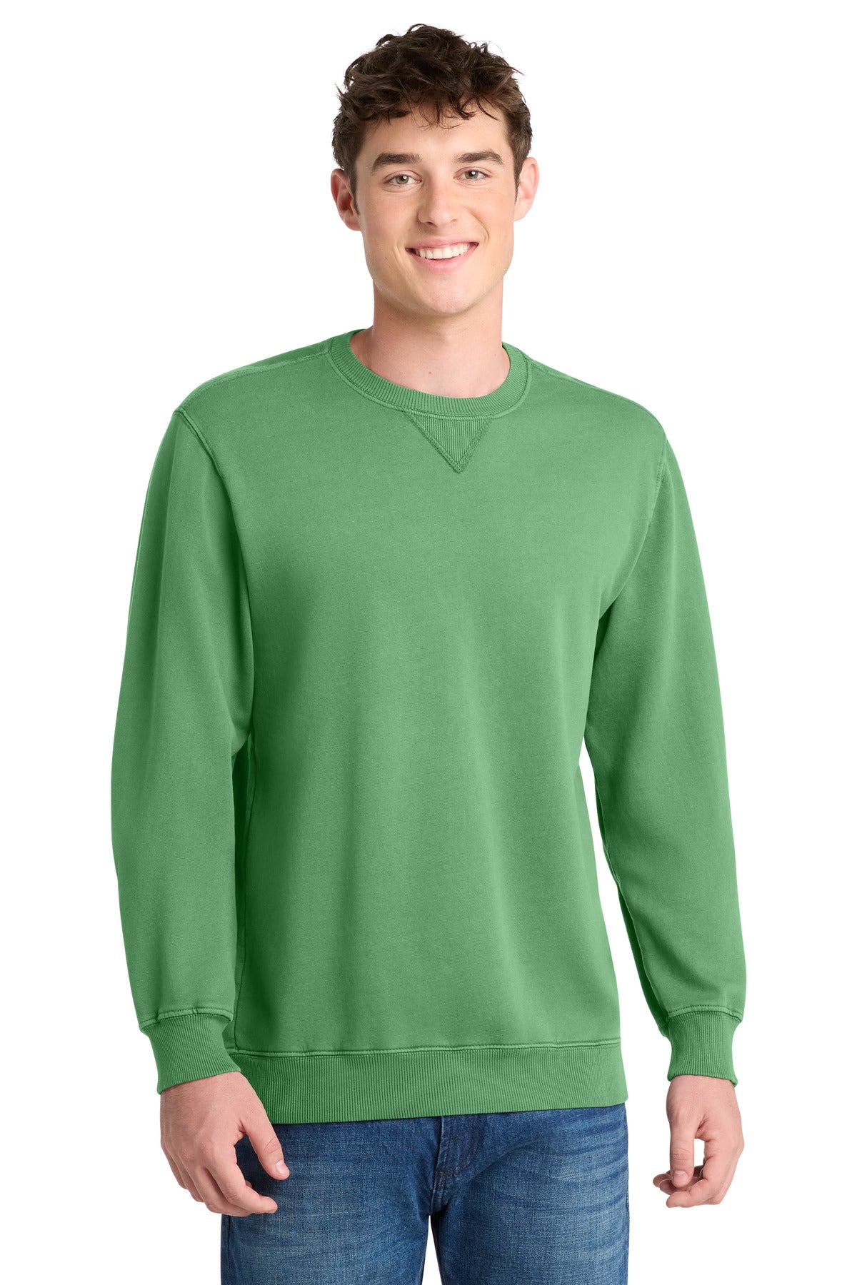 Port & Co ®  Beach Wash ®  Garment-Dyed Crewneck Sweatshirt PC098