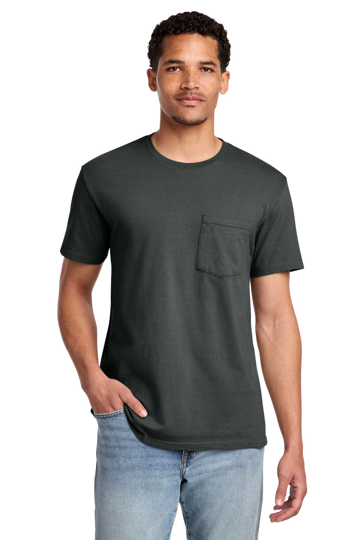 Port & Co ®  Beach Wash ®  Garment-Dyed Pocket Tee.  PC099P
