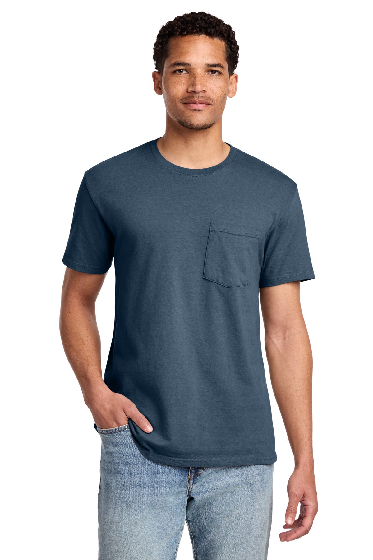 Port & Co ®  Beach Wash ®  Garment-Dyed Pocket Tee.  PC099P