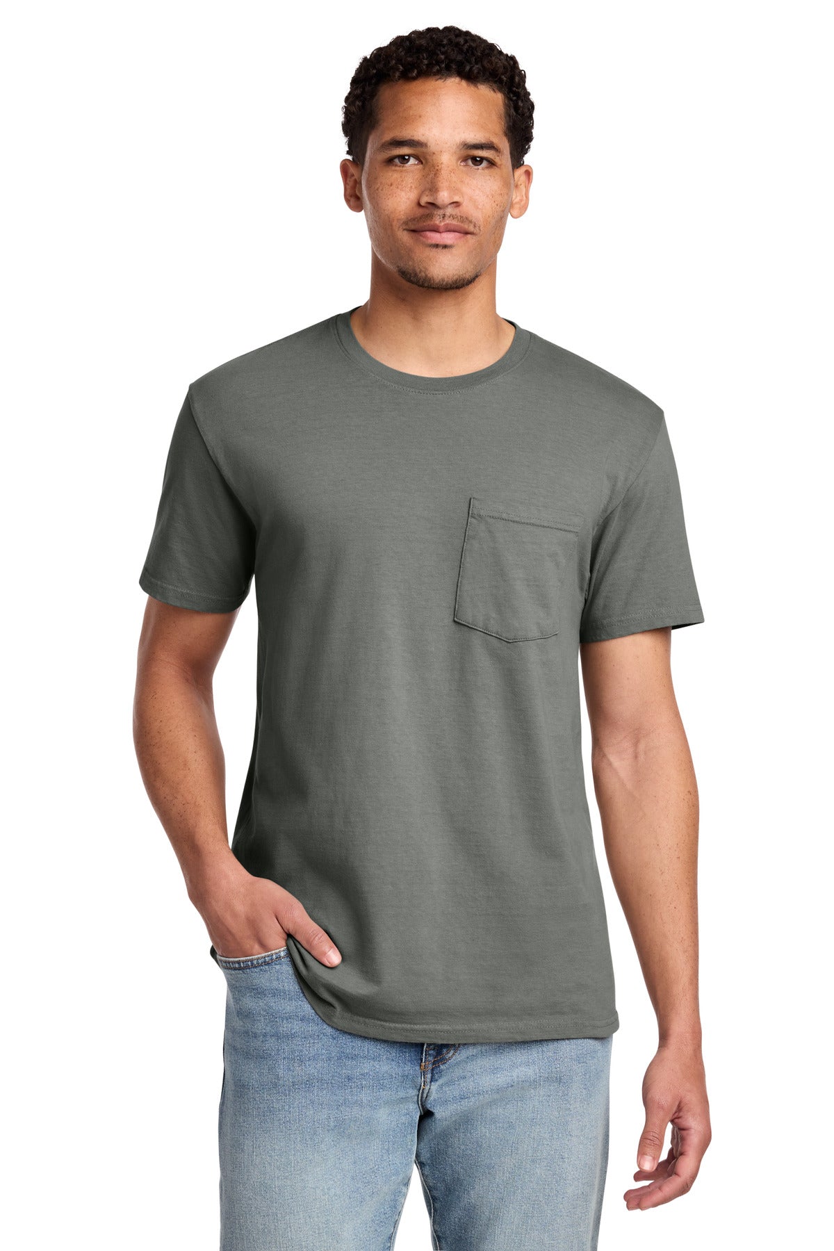 Port & Co ®  Beach Wash ®  Garment-Dyed Pocket Tee.  PC099P
