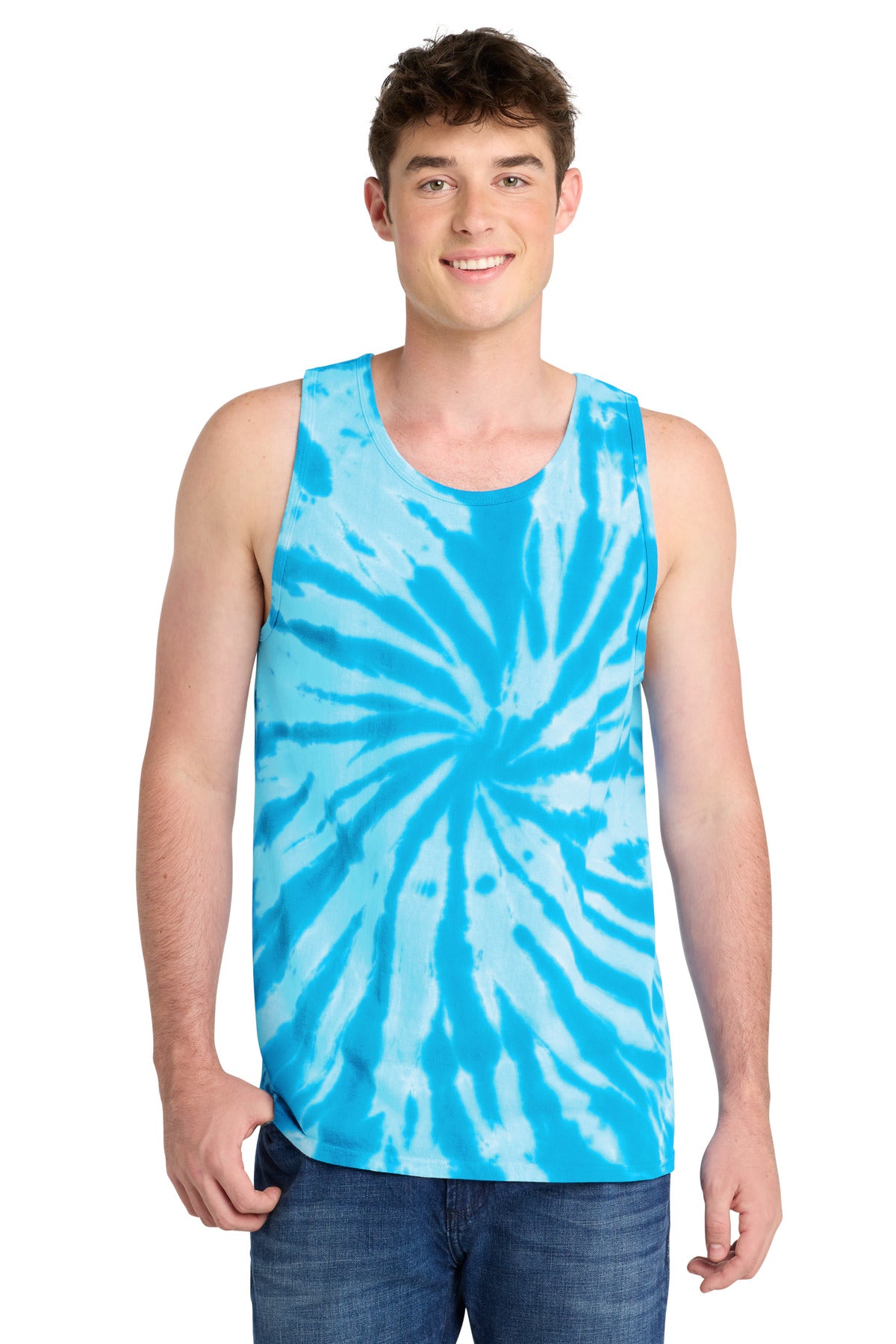 Port & Co ®  Tie-Dye Tank Top.  PC147TT