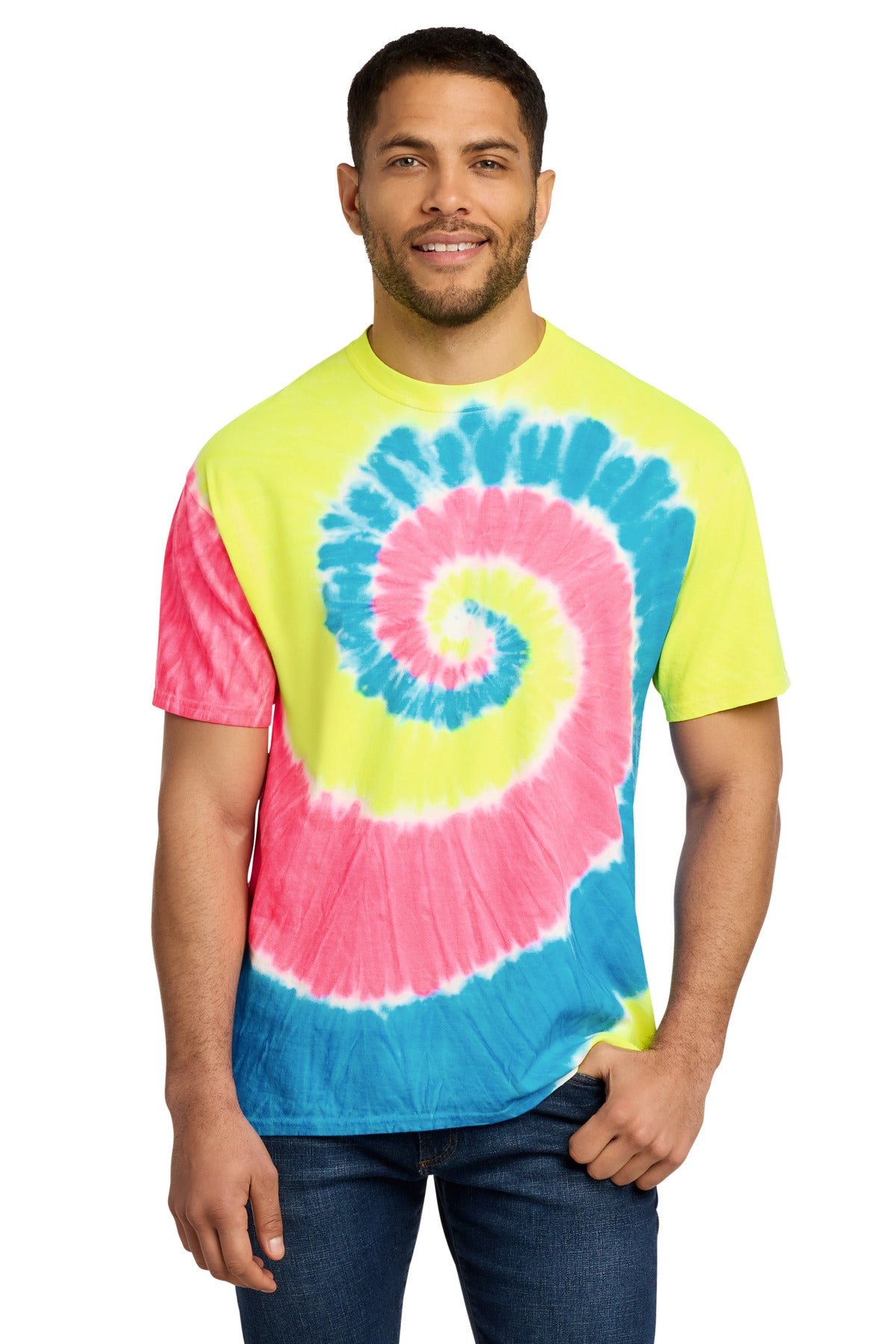 Port & Co ®  Tie-Dye Tee. PC147