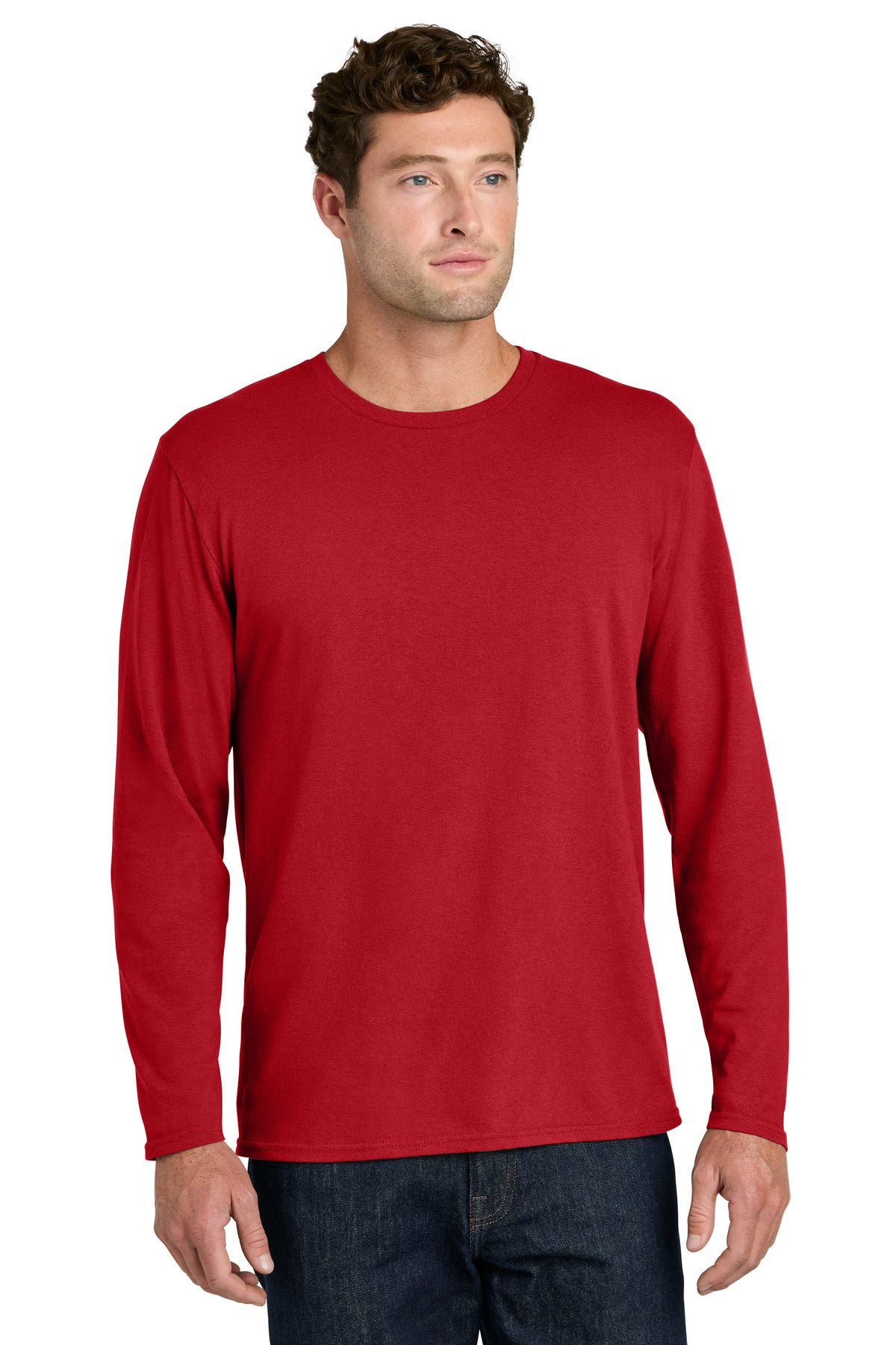 Port & Co ®  Easy Cotton Long Sleeve Tee PC43LS